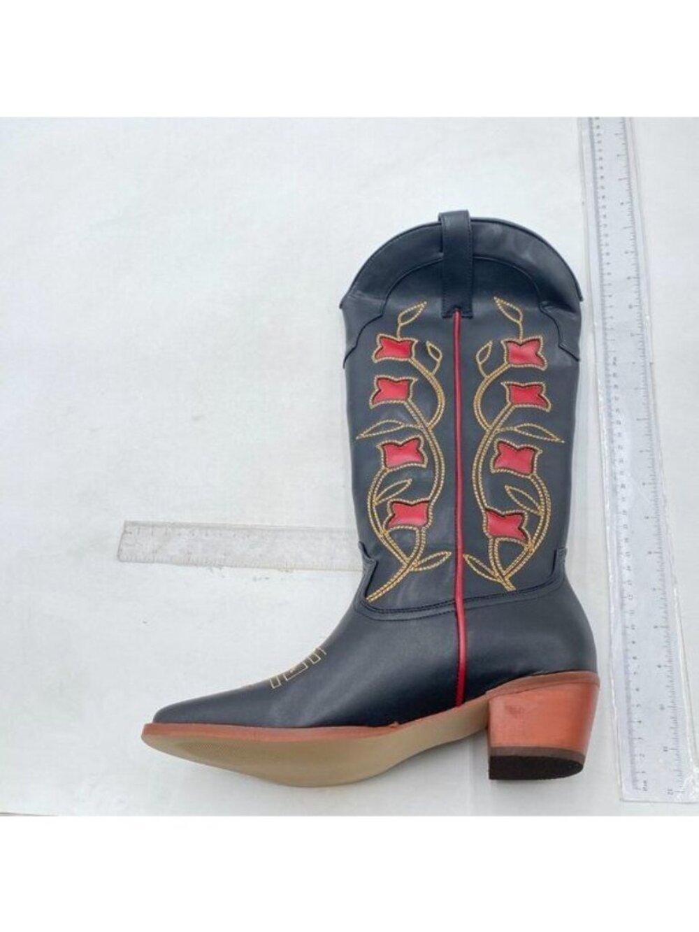 Black Cowboy Boots For Women Pointy Toe Women's Western Boots Cowgirl Boots